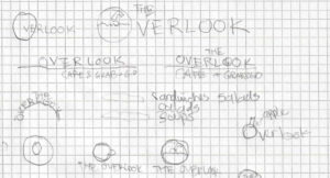 The Overlook Logo Sketches 2